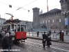 La centenaria vettura 116 della GTT protagonista dei festeggiamenti per i 140 anni di tram a Torino. (29/12/2011; foto Emanuele Bufano / tuttoTreno)