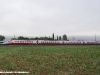 L'ETR 600 12, con la nuova livrea Frecciargento, di scorta al gemello 02, titolare del treno speciale tra la stazione della CittÃ  del Vaticano e Assisi. (Cannara, 27/12/2011; foto Raffaele Zampella / tuttoTreno)