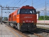 La G 2000 33 di Arena Ways il 15 luglio durante il trasferimento da Asti a Livorno: la pellicola arancione della nuova livrea Ã¨ stata applicata. (Viareggio; foto Stefano Patelli/ tuttoTreno)