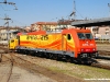 la E 483 018 di Arena Ways al termine delle operazioni di pellicolatura. (Asti, 02/04/2010; foto Marco Stellini / TuttoTreno)
