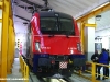 La E 190 301 della FUC nella Rimessa del Deposito Locomotive FUC della cittÃ  friulana. (25/01/2011; foto Enrico Ceron / tuttoTreno)