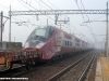 L'ETR 575 001 in trasferimento da Bologna Ravone a Savigliano a cura della E 436 354 MF di Captrain. (Villanova d'Asti, 28/12/2010; foto Walter Bonmartini / tuttoTreno)