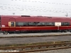 La cassa con filetto d'oro e tricolore in composizione al primo ETR 575 di serie. (Bologna Ravone, 24/12/2010; foto Stefano Patelli/ tuttoTreno)