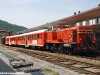 Il Treno dei Sapori de LeNORD esposto a Iseo: in composizione la locomotiva Cne 517, le carrozze Bz 80 23 e 24 e il bagagliaio FNM D 861. (17/05/10; Â© foto Carlo Bonari / tuttoTreno)