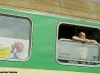 Finestrini di una delle carrozze del primo treno entrato in Italia dalla Polonia, in transito nella fermata di Vigodarzere. (30/04/2011; Â© Marco Bruzzo / tuttoTreno)