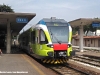Il primo GTW 2/6 ATR 110 101 della Stadler per TLN in arrivo ad Iseo per concluderele prove di certificazione. (04/04/2011; foto Maurizio Fantini / tuttoTreno)