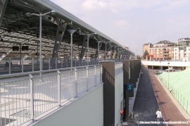 La nuova stazione delle Ferrovie Nord Milano realizzata ad Affori in corrispondenza del prolungamento della MM3 per Comasina. (30/03/2011; Giovanni Molteni / tuttoTreno)