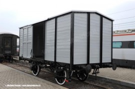 Il carro H 509 della FTN destinato al Museo di Nucetto. (Savigliano, 18/06/2011; foto Michele Cerutti / tuttoTreno)